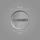 Pendente Tubo Cilindro Alumínio Marrom 4x6cm P/ Lâmpada E27 St458-Starlumen-