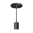 Pendente Tubo Cilindro Alumínio Preto 4x6cm para lâmpada E27 4025 St458-Starlumen-