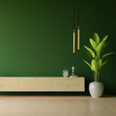 Pendente Tubo Duplo Alumínio P/ Lâmpada Mr11 Gu10 St1697 - Dourado-Starlumen-