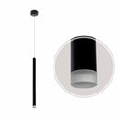 Pendente Tubo Preto LED 5W Branco Quente 300lm DCD02160D Sindora ST2970-Sindora-Starlumen