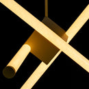 Pendente Yoda Ouro Fosco e Branco 40cm LED 27W 2700K Starlux ST2632-Starlux-Starlumen