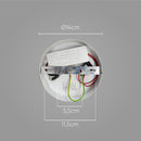 Pendente Yoda Ouro Fosco e Branco 40cm LED 27W 2700K Starlux ST2632-Starlux-Starlumen