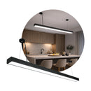 Pendente Lustre Plafon Linear LED Preto 24W 4000K Moderno 120cm IP20 9155 Astraled ST3306
