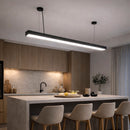 Pendente Lustre Plafon Linear LED Preto 24W 4000K Moderno 120cm IP20 9155 Astraled ST3306