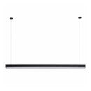 Pendente Lustre / Plafon Sobrepor Linear LED Preto 24W 3000K Moderno 120cm IP20 9152 Astraled ST3306