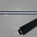 Perfil Alumínio Embutir Wood 2m p/ Fita LED 30685/2000 Usina ST2883-Usina Design-Preto-Starlumen