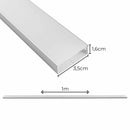 Perfil Linear Sobrepor Branco de 1 Metro c/ Trava FIX P/ Fita LED ST3075-Starlumen-
