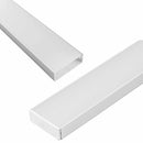 Perfil Linear Sobrepor Branco de 1 Metro c/ Trava FIX P/ Fita LED ST3075-Starlumen-