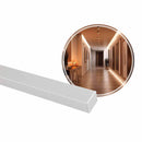 Perfil Linear de Sobrepor ID245 1 Metro em Alumínio C/ Trava Fix ST2996-Starlumen-