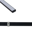 Perfil Linear de Sobrepor Preto 2 Metros Com Trava Fixar ID203 ST2886-Starlumen-