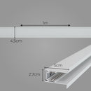 Perfil / Trilho Magnético de Embutir K20 100cm DS9947 Delis ST2794-Delis-Starlumen