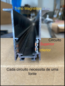Perfil / Trilho Magnético de Embutir K20 100cm DS9947 Delis ST2794-Delis-Starlumen