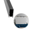 Perfil / Trilho Magnético de Sobrepor G20 150cm DS9962 Delis ST2806-Delis-Preto-Starlumen