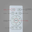 Plafon AIR BASIC Branco e Transparente LED 60W C/ Ventilador Opus 88330 ST2915-Opus-Starlumen