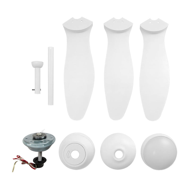 Plafon AIR Breeze LED Multicor C/ Ventilador 37W + Controle Opus ST2915 - Branco-Opus-Starlumen