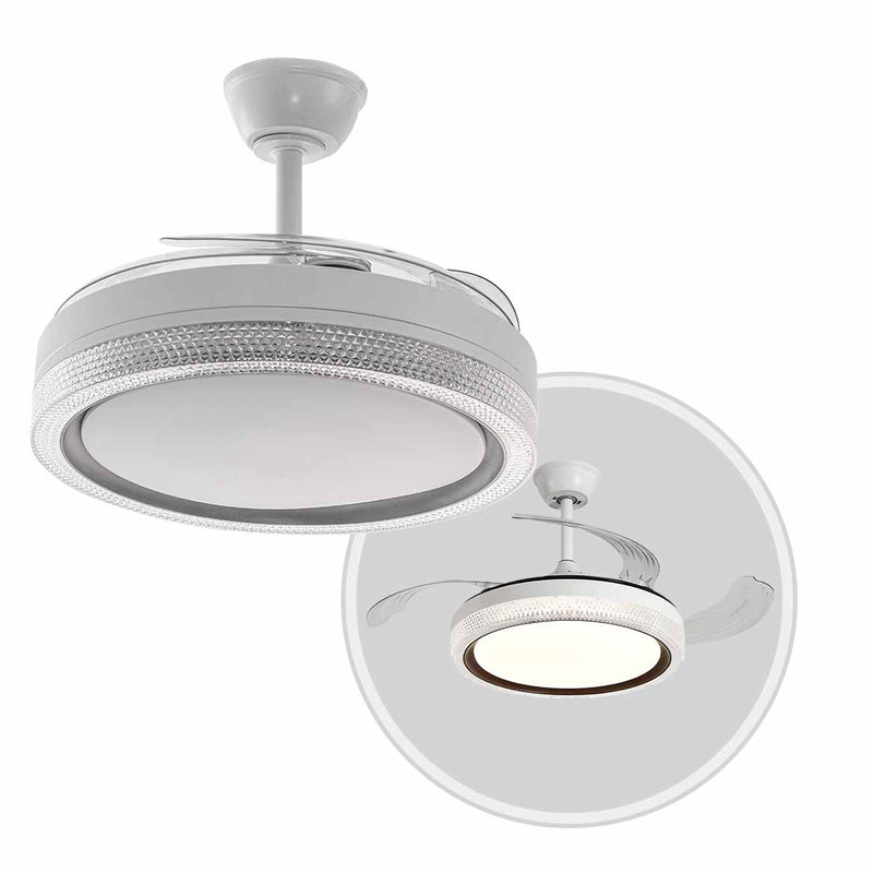 Plafon AIR SAGITA Multicor C/ Ventilador 60 W OPS 85605 OPUS ST2915-Opus-Starlumen