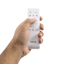 Plafon Air Luxxi LED Multicor C/ Ventilador 80W + Controle Opus St2915 - Dourado-Opus-Starlumen