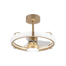 Plafon Air Luxxi LED Multicor C/ Ventilador 80W + Controle Opus St2915 - Dourado-Opus-Starlumen