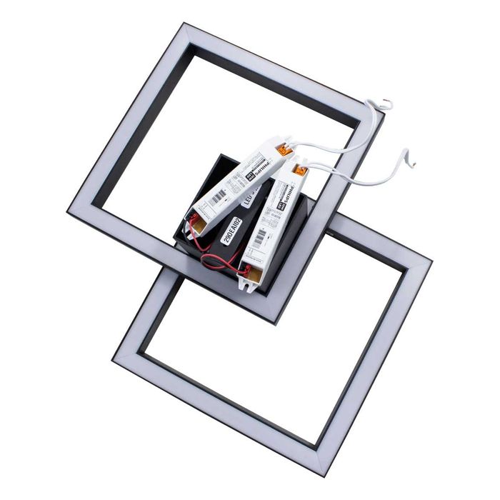 Plafon Arandela Fit LED 50W Luz Direta ou Indireta 700LED3-PT ST1254-New Line-Starlumen
