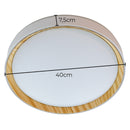 Plafon Chanfer 40cm LED 24W 3000K CHA1P01MD040 Bella Iluminação ST2929-Bella Iluminação-Starlumen