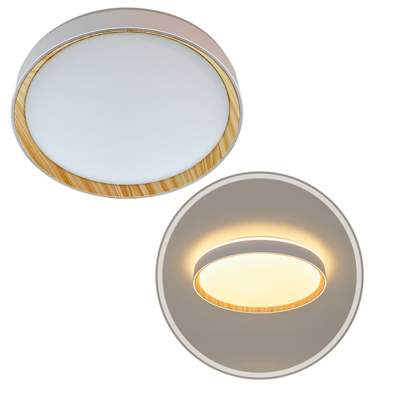 Plafon Chanfer 40cm LED 24W 3000K CHA1P01MD040 Bella Iluminação ST2929-Bella Iluminação-Starlumen