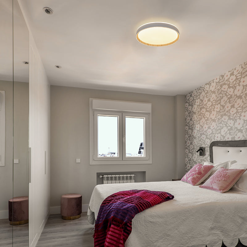 Plafon Chanfer 50cm LED 40W 3000K CHA1P01MD050 Bella Iluminação ST2929-Bella Iluminação-Starlumen