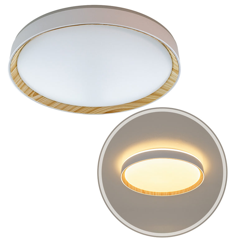 Plafon Chanfer 50cm LED 40W 3000K CHA1P01MD050 Bella Iluminação ST2929-Bella Iluminação-Starlumen