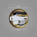 Plafon Cuia Dourado Opalino 25cm p/ G9 CUI1PS01DR025 Bella ST2845-Bella Iluminação-Starlumen