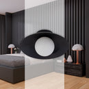 Plafon Cuia Preto Opalino 25cm p/ G9 CUI1PS01PT025 Bella ST2845-Bella Iluminação-Starlumen