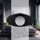 Plafon Cuia Preto Opalino p/ E27 CUI1PS01PT050 Bella ST2846-Bella Iluminação-Starlumen