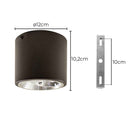 Plafon De Sobrepor Em Alumínio Redondo Foco Fixo p/ LED AR111 Starlumen ST2947-Starlumen-