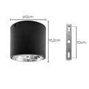 Plafon De Sobrepor Em Alumínio Redondo Foco Fixo p/ LED AR111 Starlumen ST2947-Starlumen-