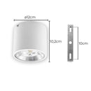 Plafon De Sobrepor Em Alumínio Redondo Foco Fixo p/ LED AR111 Starlumen ST2947-Starlumen-