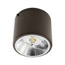 Plafon De Sobrepor Em Alumínio Redondo Foco Fixo p/ LED AR111 Starlumen ST2947-Starlumen-Marrom-