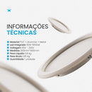 Plafon Embutir LED Slin 30cm Branco LED 30W Multicor PZ-1058/300Y ST3138-Hevvy-Starlumen