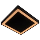 Plafon Fit Edge Preto LED Integrado 25,2W Branco Quente PL0122LED3-PT ST1968-New Line-Starlumen