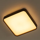 Plafon LED 12W Branco Quente Metal Acrílico Amadeirado Timber 28cm ST1937-Opus-Starlumen