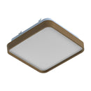 Plafon LED 12W Branco Quente Metal Acrílico Amadeirado Timber 28cm ST1937-Opus-Starlumen