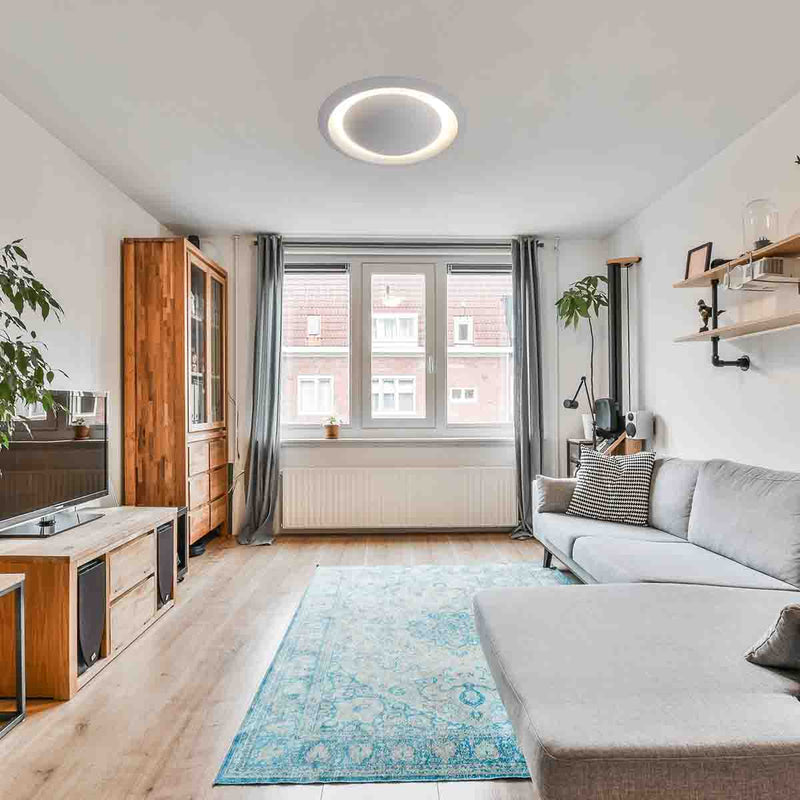 Plafon Luminária de Embutir Eclipse Moderno 60cm P/ 4 Lâmpadas G45 E27 Usina Design ST3038-Usina Design-Starlumen