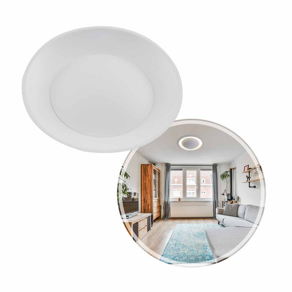 Plafon Luminária de Embutir Eclipse Moderno 60cm P/ 4 Lâmpadas G45 E27 Usina Design ST3038-Usina Design-Starlumen