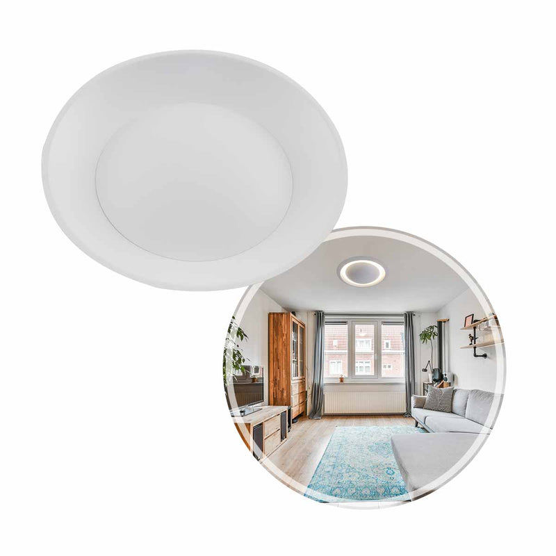 Plafon Luminária de Embutir Eclipse Moderno 60cm P/ 4 Lâmpadas G45 E27 Usina Design ST3038-Usina Design-Starlumen