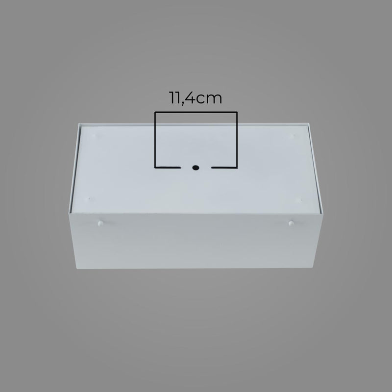 Plafon Spot Alumínio Sobrepor p/ 2x AR111 ST2898-Starlumen-Starlumen