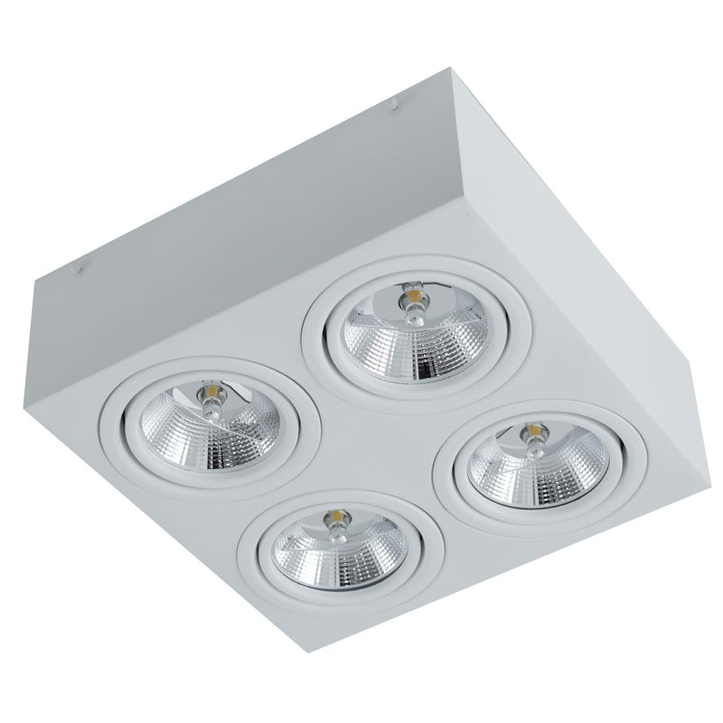 Plafon Spot Alumínio Sobrepor p/ 4x AR111 ST2897-Starlumen-Starlumen