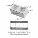 Plafon Spot Sobrepor Box Duplo Branco p/ 2x MR16 Starlumen ST2945-Starlumen-