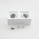 Plafon Spot Sobrepor Box Duplo Branco p/ 2xAR70 Starlumen ST2943-Starlumen-