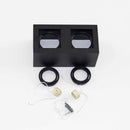 Plafon Spot Sobrepor Box Duplo Preto p/ 2x MR16 Starlumen ST2945-Starlumen-