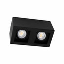 Plafon Spot Sobrepor Box Duplo Preto p/ 2x MR16 Starlumen ST2945-Starlumen-