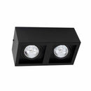 Plafon Spot Sobrepor Box Duplo Preto p/ 2xAR70 Starlumen ST2943-Starlumen-