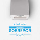 Plafon Spot Sobrepor Teto Box Branco P/ PAR20 Starlumen ST2755-Starlumen-
