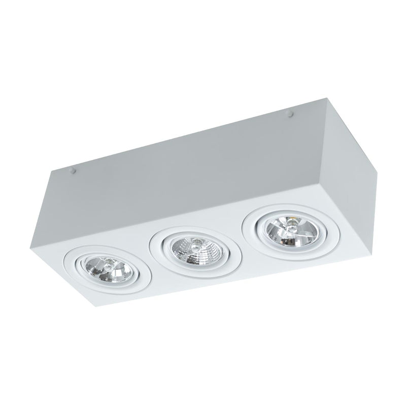 Plafon Spot Sobrepor em Alumínio p/ 3x AR70 ST2892-Starlumen-